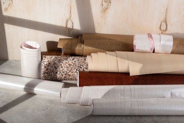 Staircase carpets and stuff used in the making