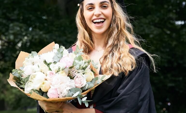 graduation flower